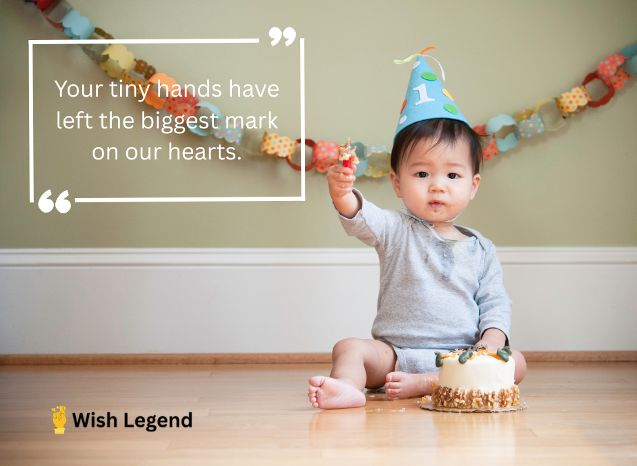 Heart Touching First Birthday Wishes for Boy