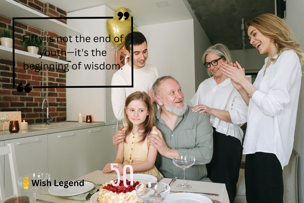 Inspirational 50th Birthday Wishes for a Friend