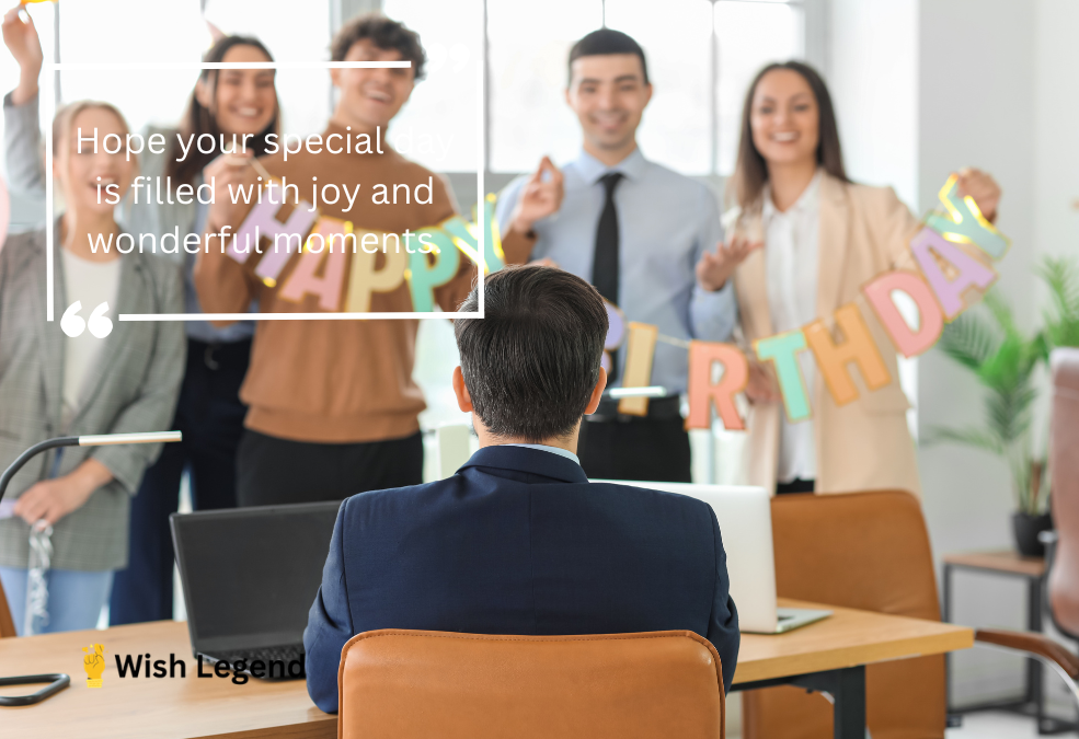 Simple Birthday Wishes for Male Colleague