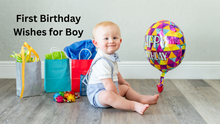 first birthday wishes for boy