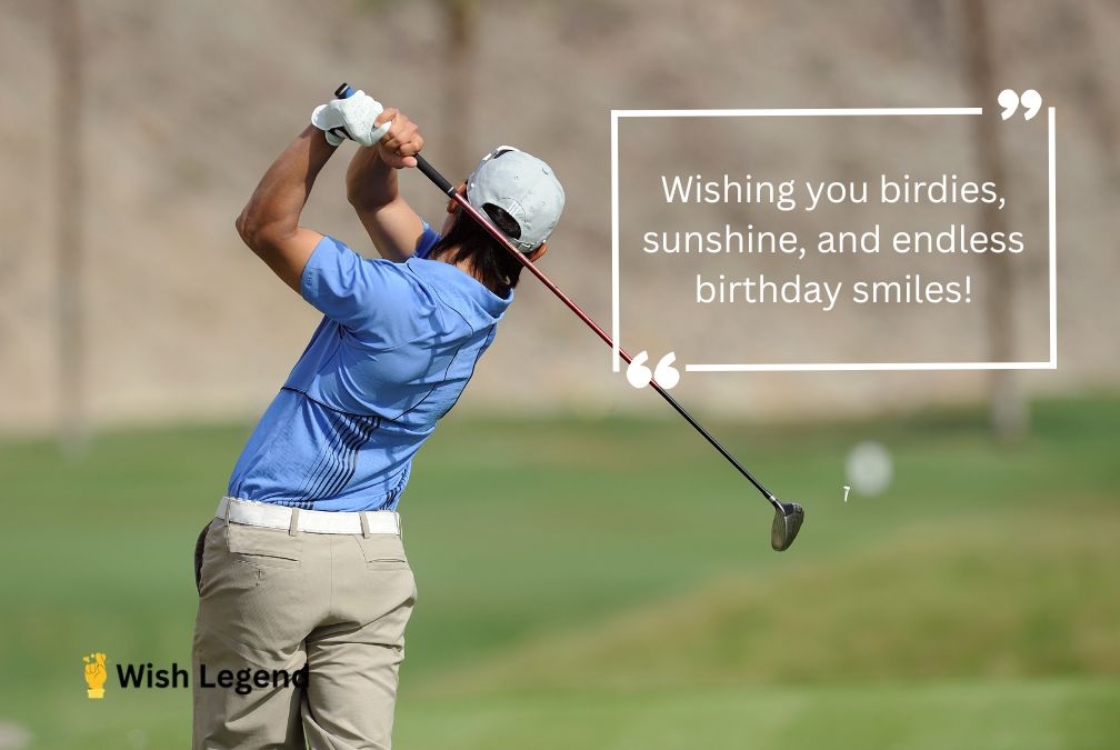 Short Birthday Wishes for Golfers