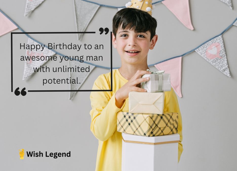 Teenage Birthday Wishes for Boy
