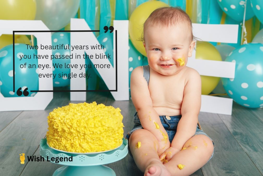 2nd Year Birthday Wishes for Son