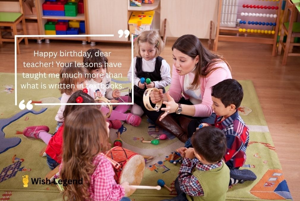 Birthday Wishes for a Teacher From a Student