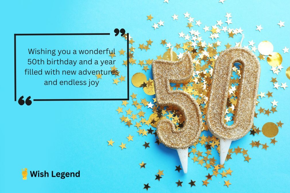 Happy 50th Birthday Wishes for Woman