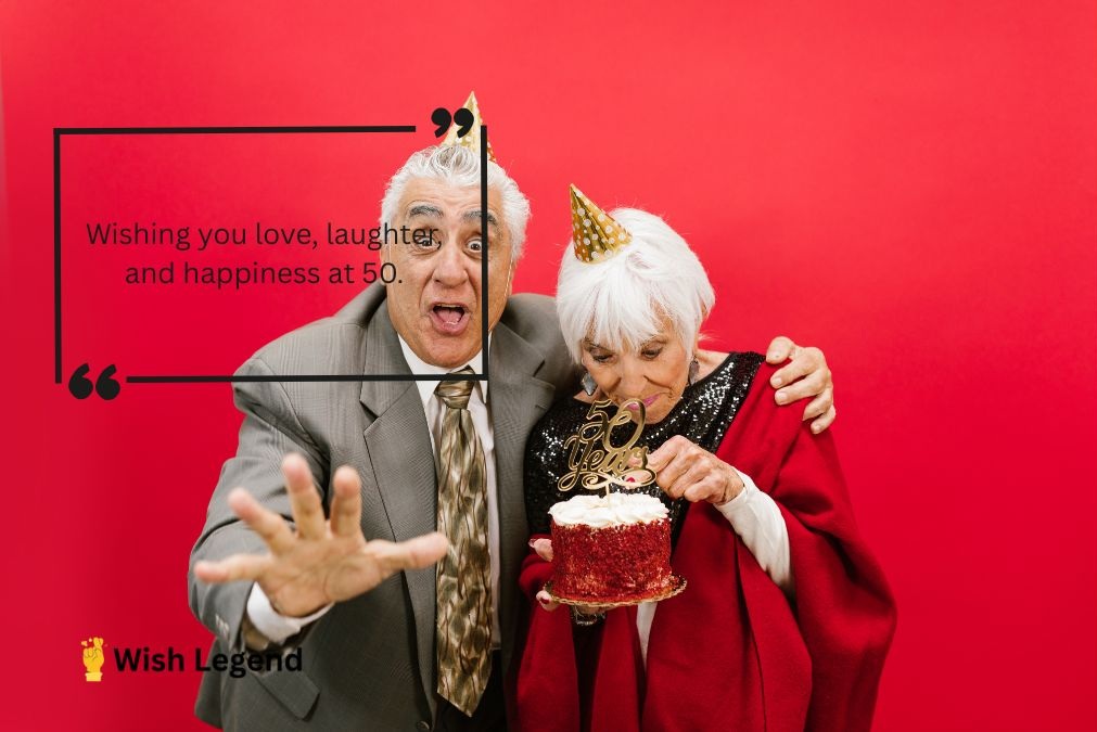 Short 50th Birthday Wishes for Woman